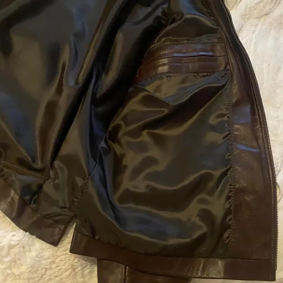 Johnson's Leather New mens leather jacket M - Picture 2 of 3